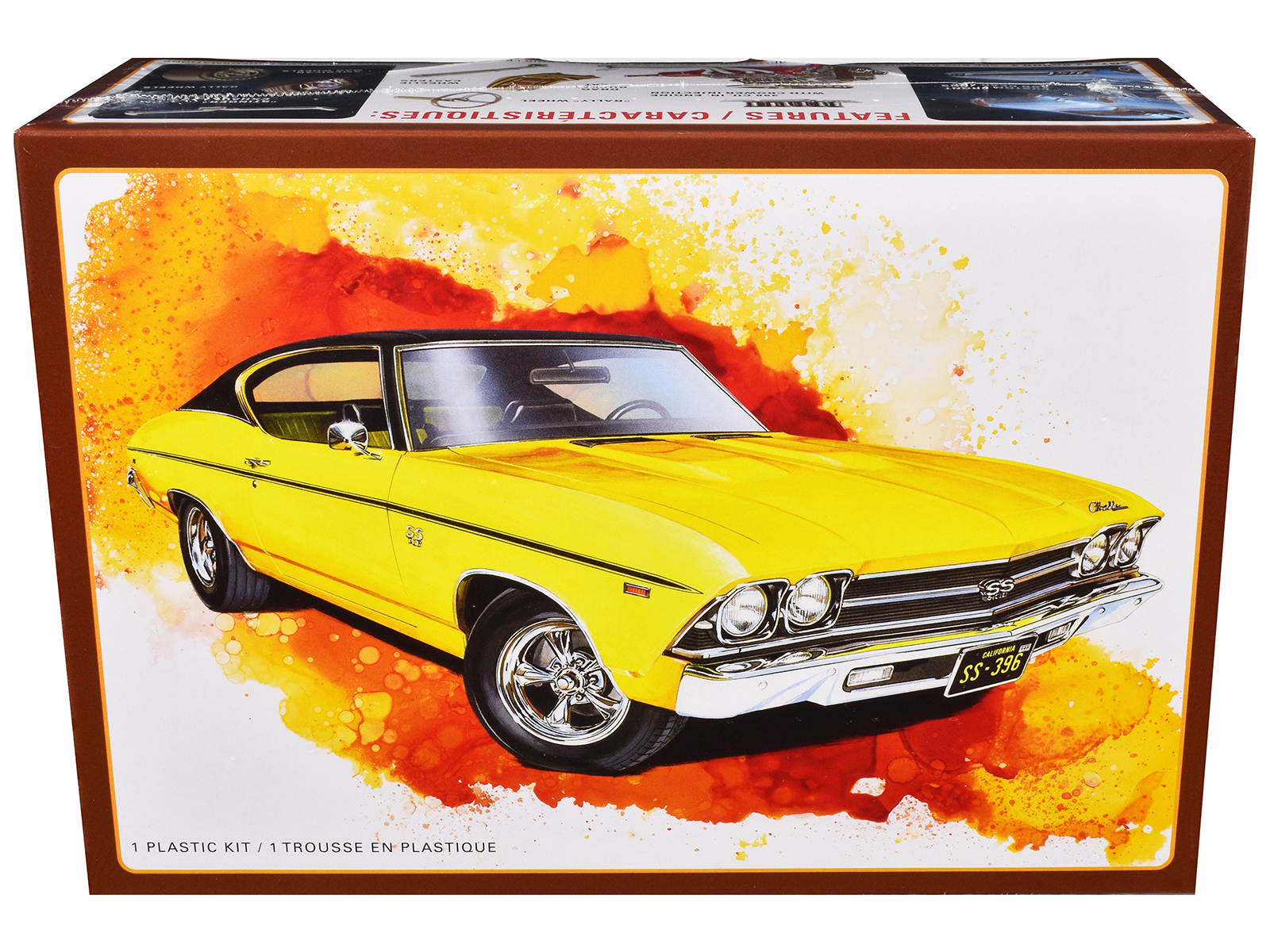 Skill 2 Model Kit 1969 Chevrolet Chevelle SS 396 1/25 Scale Model by AMT