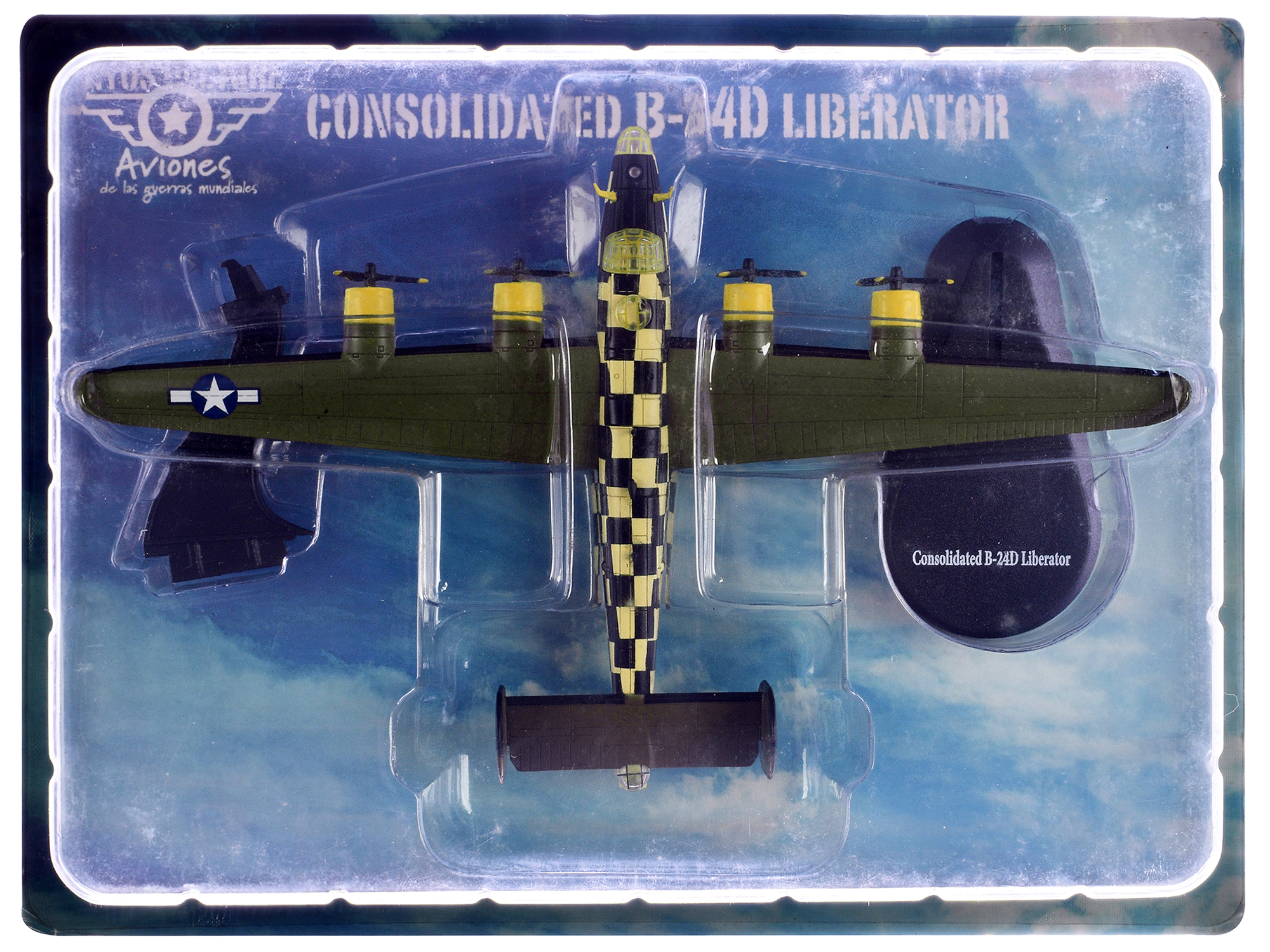 Consolidated B-24D Liberator Aircraft "You Cawn't Miss It 448th Bombardment Group 8th Air Force" (1944) British Royal Air Force 1/144 Diecast Model Airplane by Mitos Del Aire