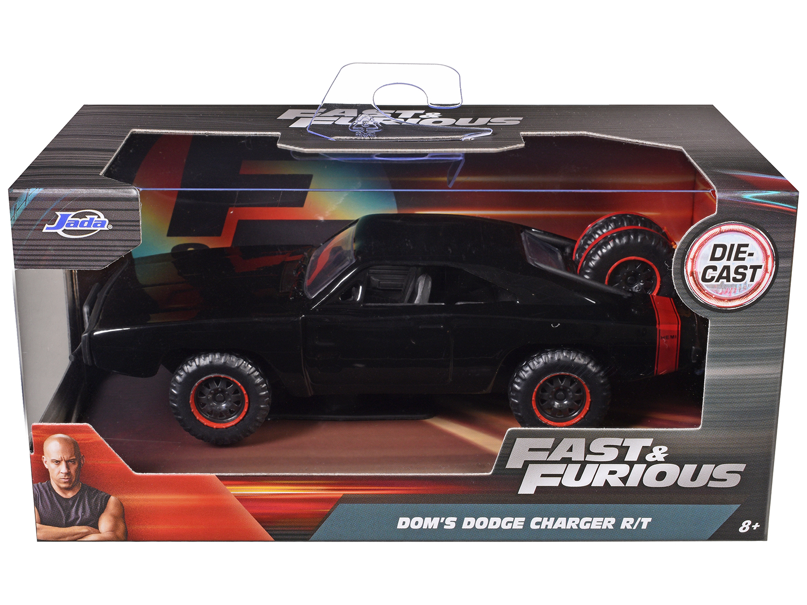 Dom's 1970 Dodge Charger R/T Off Road Version "Fast & Furious 7" Movie 1/32 Diecast Car Model by Jada