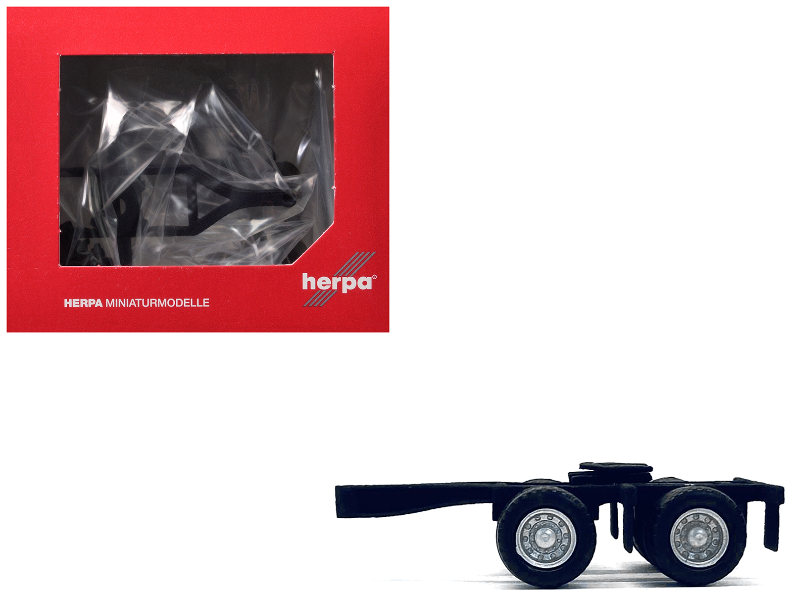 Dual Axle Converter Dolly A-Train 1/87 (HO) Plastic Model by Promotex