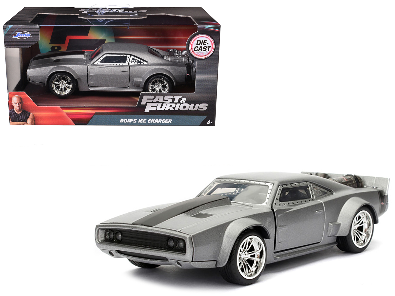 Dom's Ice Charger Fast & Furious F8 "The Fate of the Furious" Movie 1/32 Diecast Model Car  by Jada