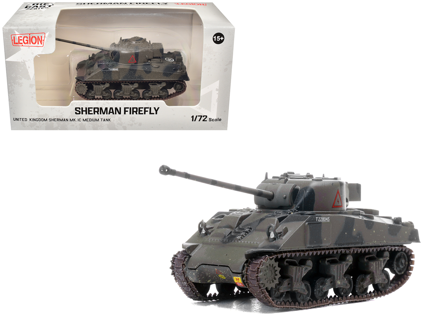 Sherman Firefly Mk.VC Medium Tank "A Squadron 4th/7th Royal Dragoon Guards 8th Armoured Brigade Normandy" (1944) British Army 1/72 Diecast Model by Legion