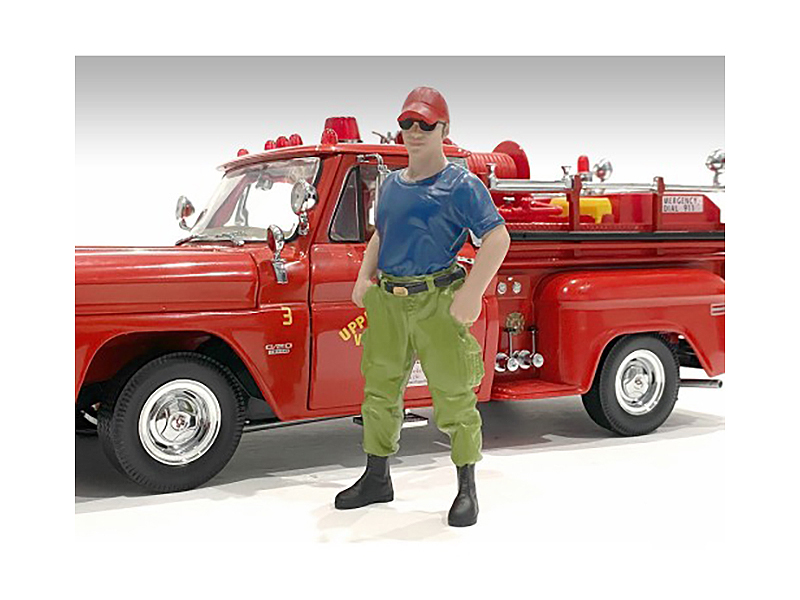 "Firefighters" Off Duty Figure for 1/18 Scale Models by American Diorama