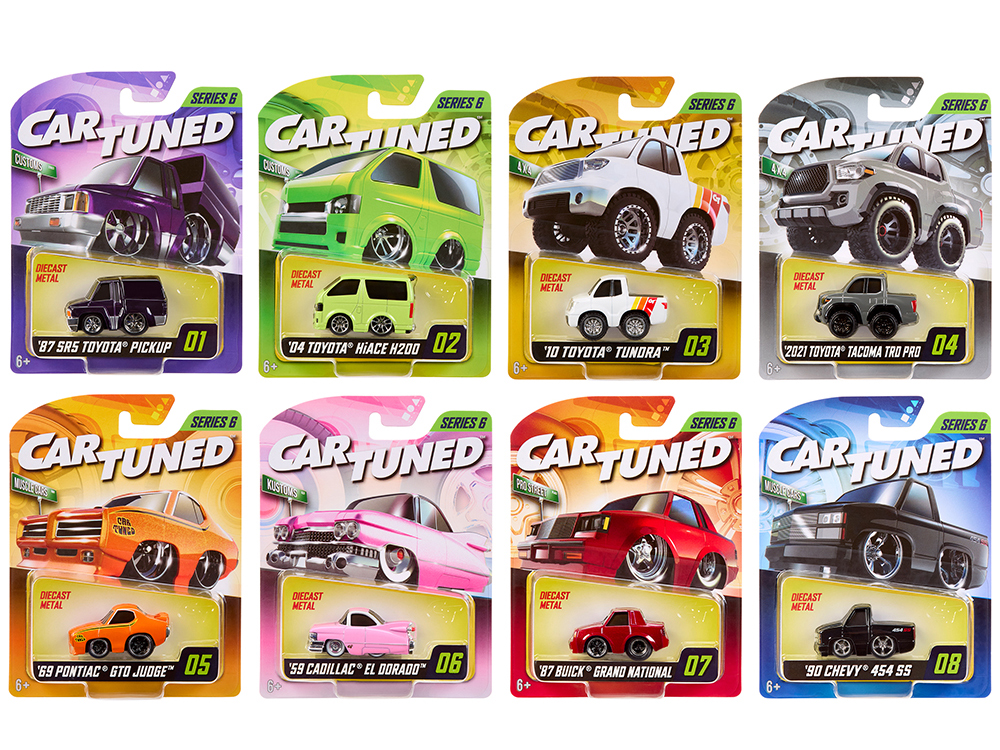 "Mainline" 2025 Series 6 Set of 8 Pieces Diecast Model Cars by CarTuned