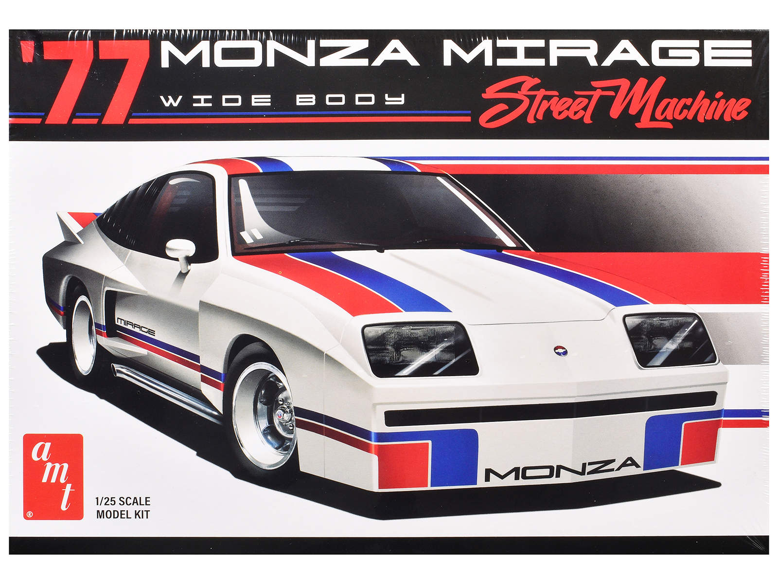 Skill 2 Model Kit 1977 Chevrolet Monza Mirage Wide Body "Street Machine" 1/25 Scale Model by AMT