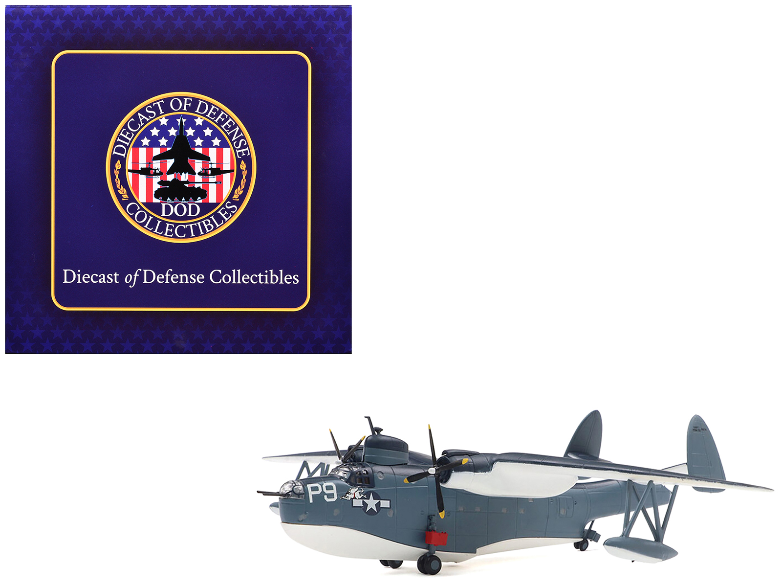 Martin PBM-3D Mariner Aircraft "United States Navy" 1/144 Diecast Model by Diecast of Defense