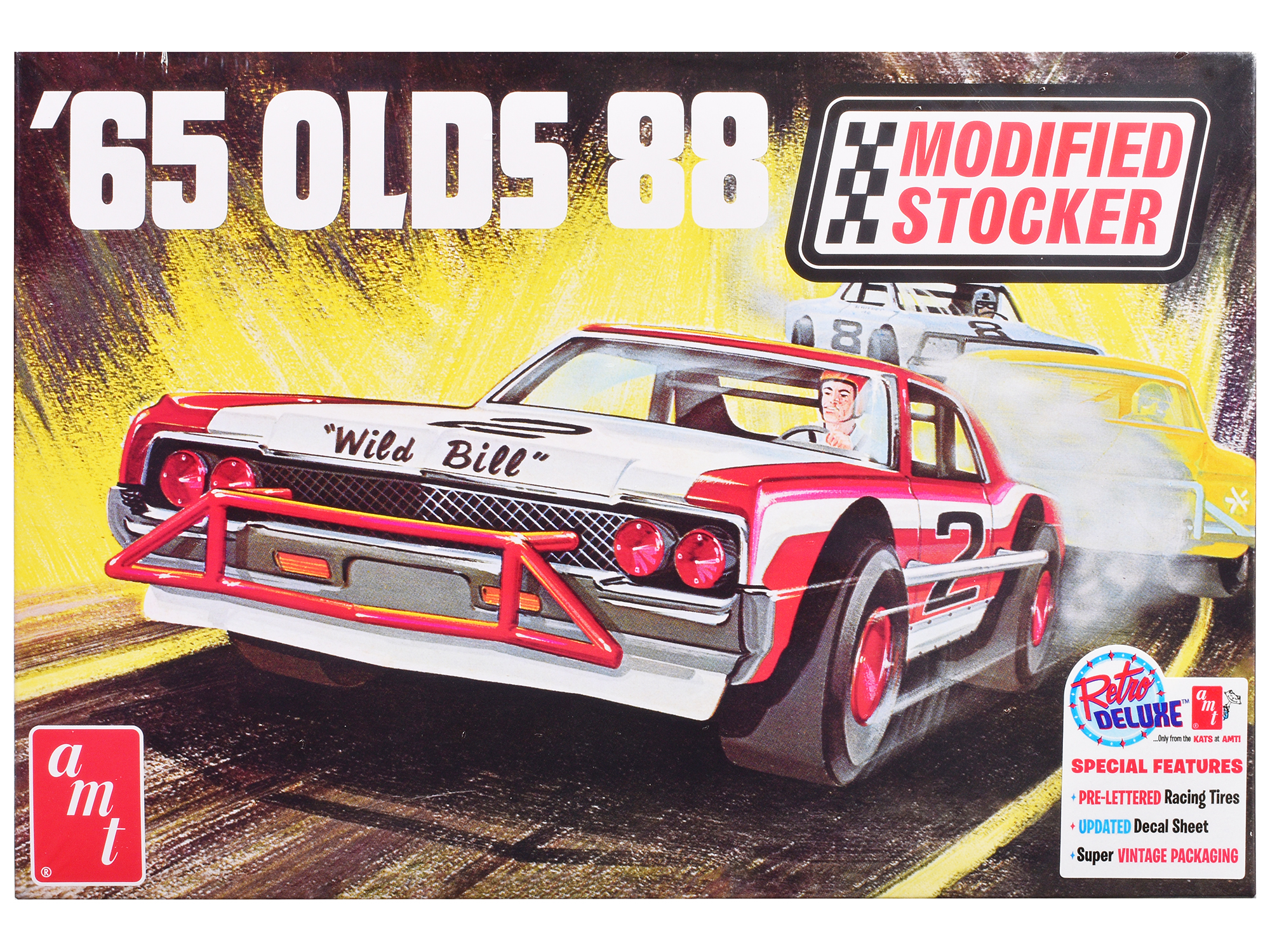 Skill 2 Model Kit 1965 Oldsmobile 88 "Modified Stocker" 1/25 Scale Model by AMT