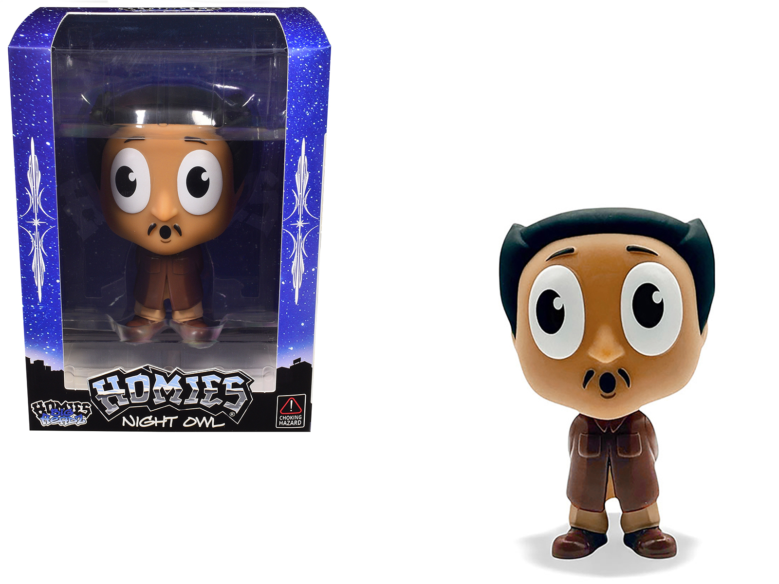 Night Owl 4.5" Figure "Homies Big Headz" Series 5 Model by Homies