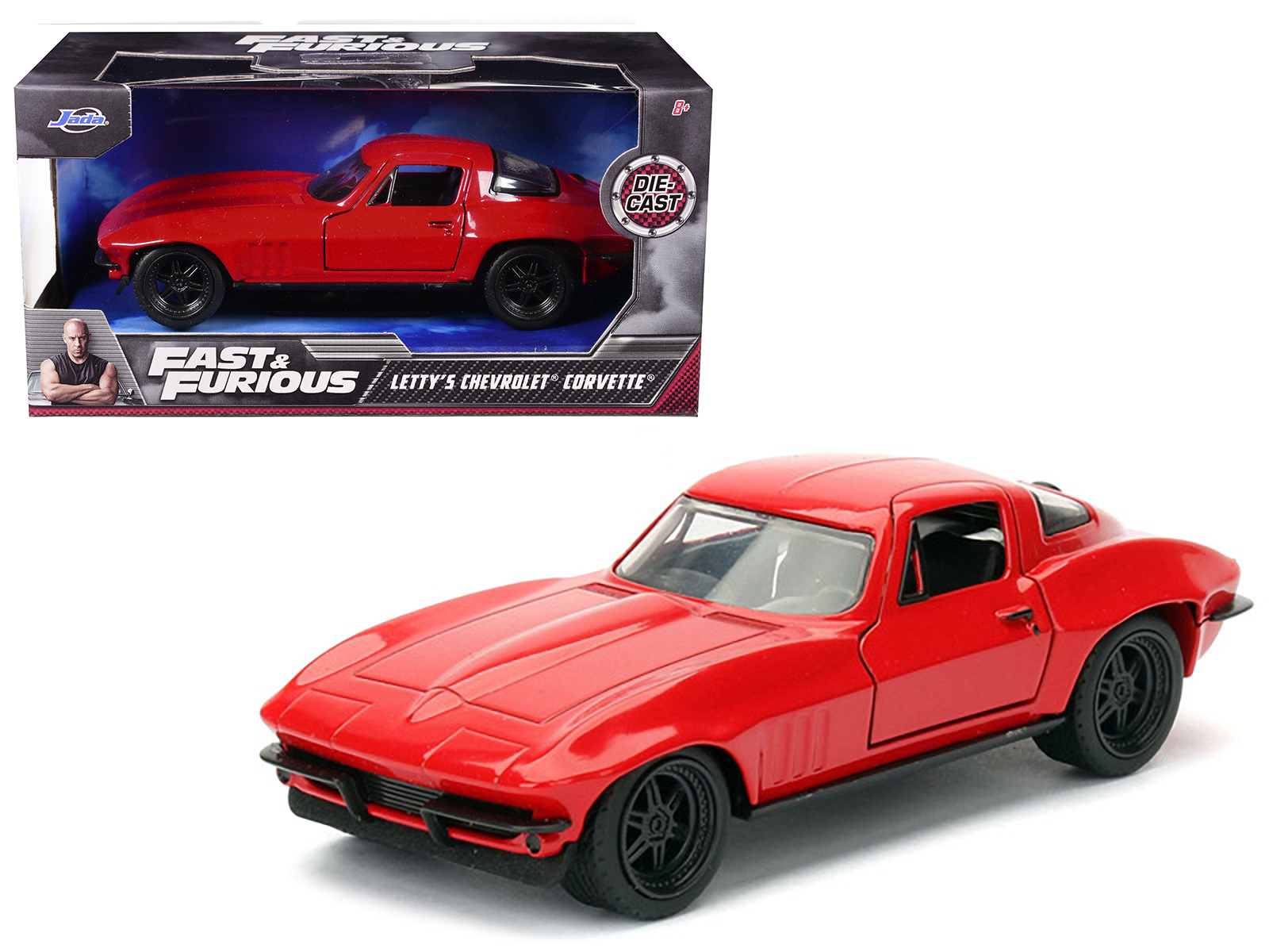 Letty's Chevrolet Corvette Fast & Furious F8 "The Fate of the Furious" Movie 1/32 Diecast Model Car  by Jada