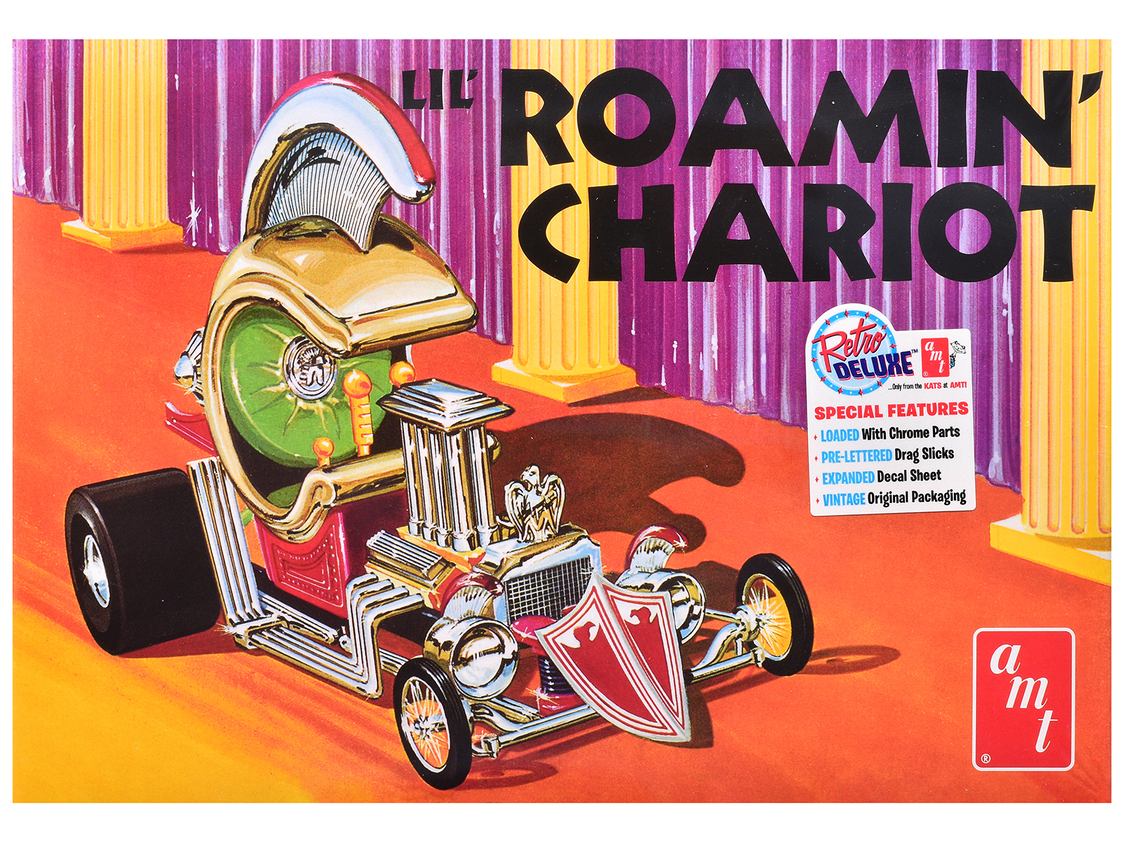 Skill 2 Model Kit "Lil' Roamin'" Chariot Show Rod 1/25 Scale Model by AMT