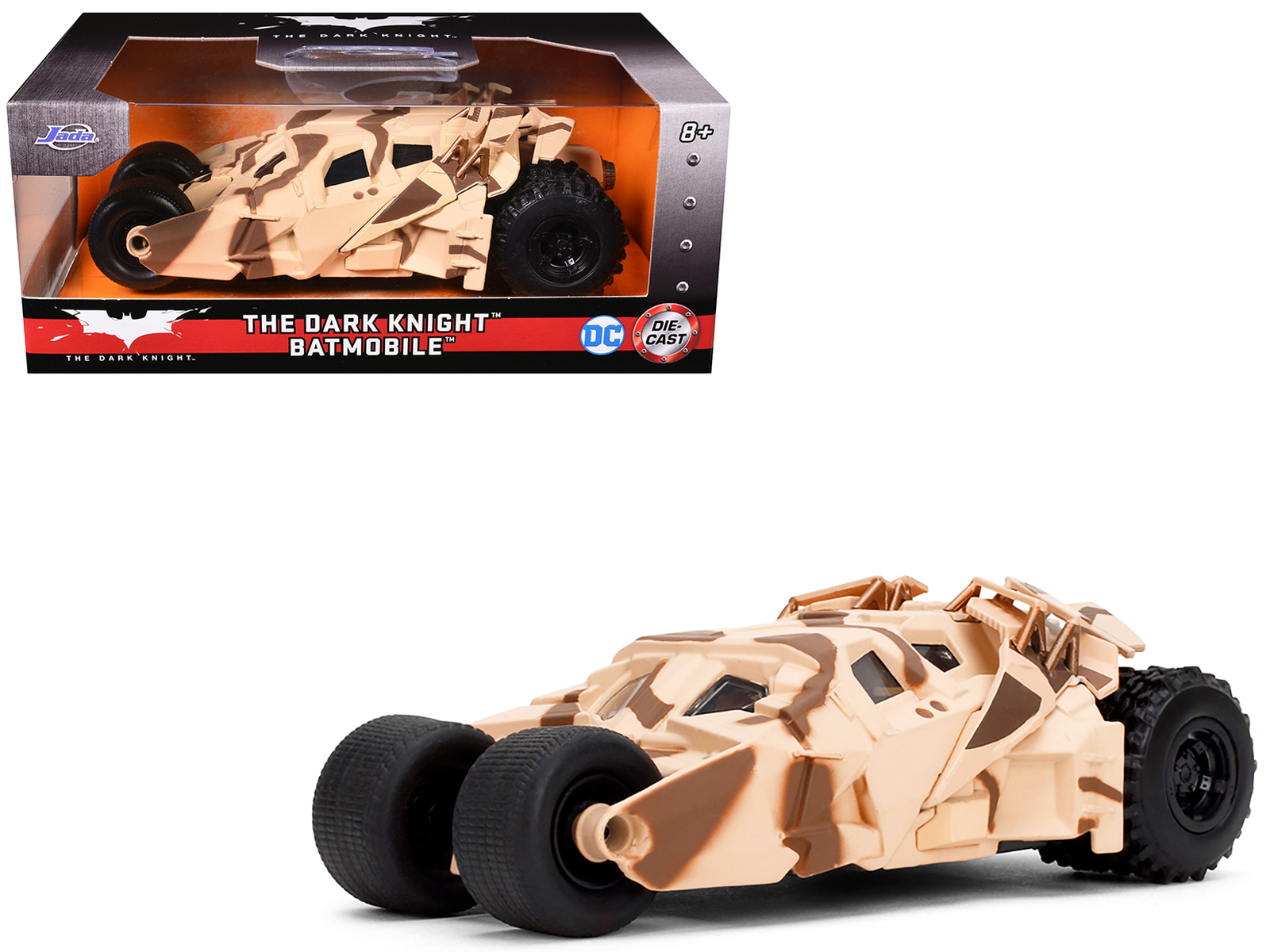 Batmobile Tumbler Camouflage "The Dark Knight Rises" (2012) Movie "Hollywood Rides" Series 1/32 Diecast Model Car by Jada